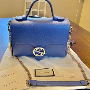 COPY - Blue Gucci purse, Never worn. No trade. Price firm.